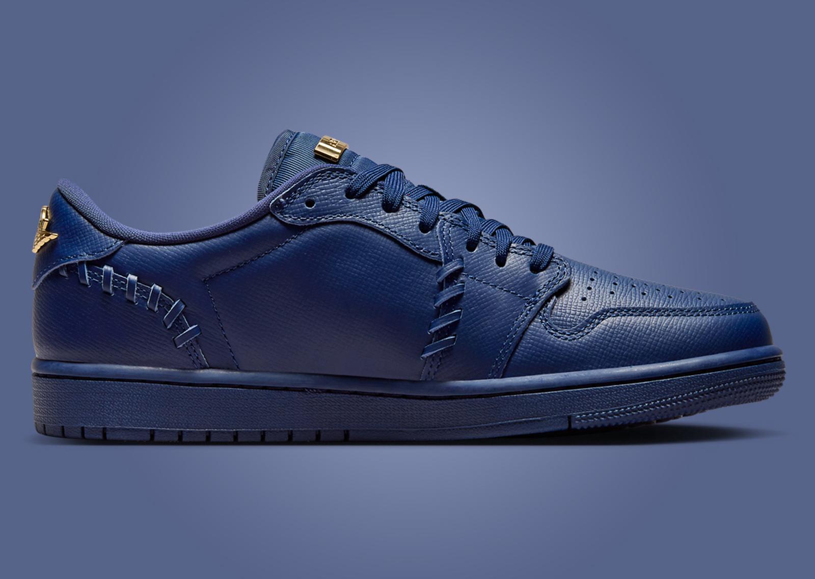 Air Jordan 1 MM Low Midnight Navy (W) Medial Left