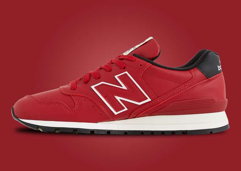 New Balance 996 Made in USA Red Black Medial