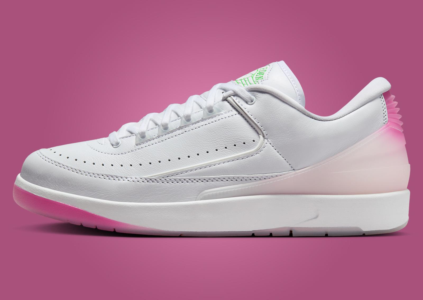 Air Jordan 2 Retro Low Cherry Blossom Lateral