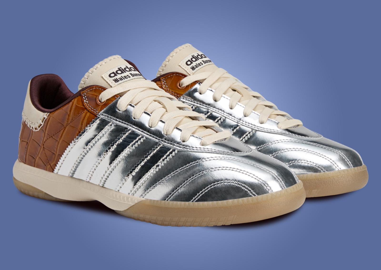 Wales Bonner x adidas Samba Millennium Chrome Brown Angle