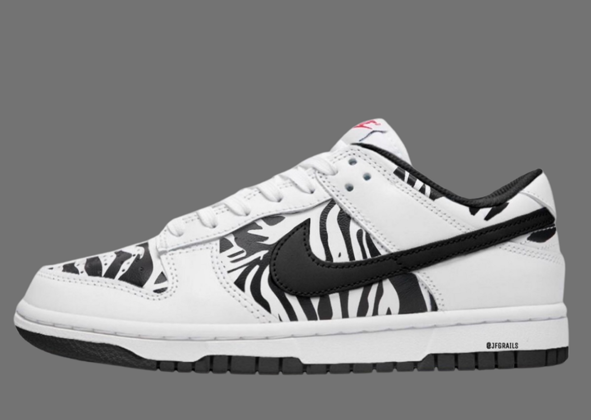 Quartersnacks x Nike Dunk Low Reverse Zebra