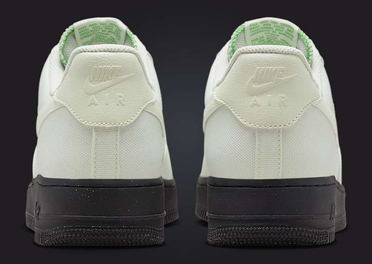 Nike Air Force 1 Low Sustainable Canvas Sea Glass Back