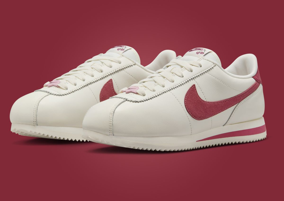 Nike cortez womens pink and red Outlet