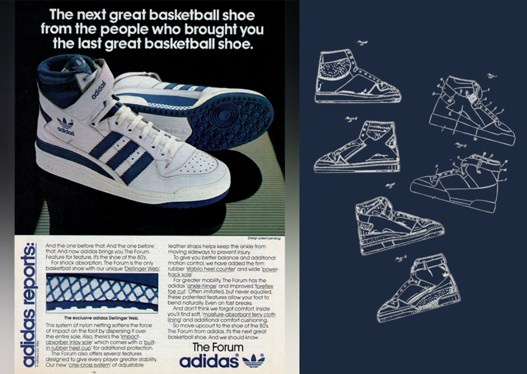 adidas forum history