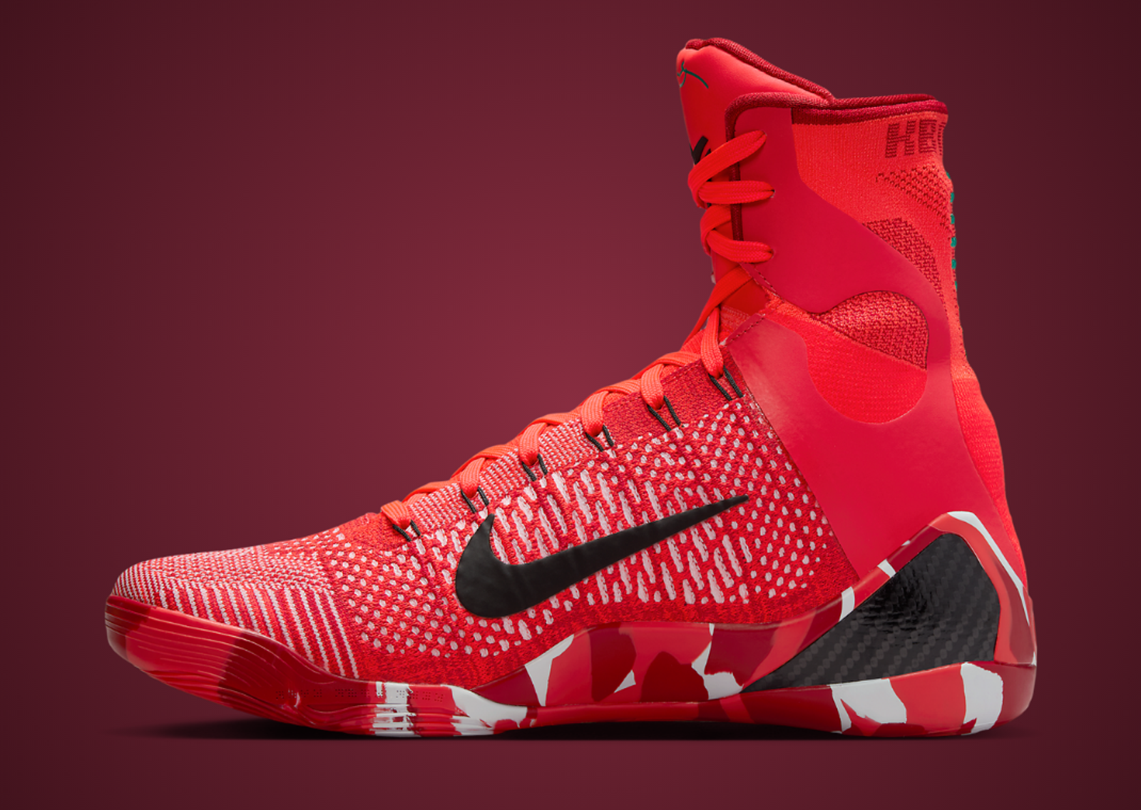 Nike Kobe 9 Elite High Protro Christmas Medial