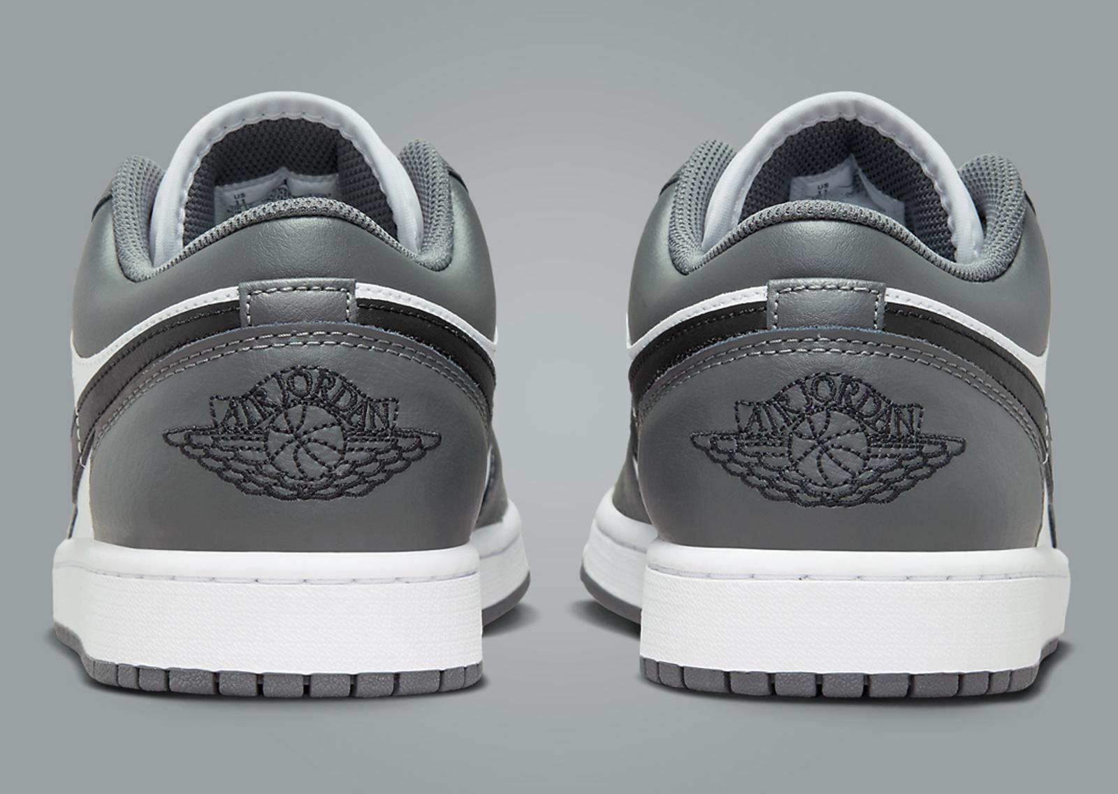 Air Jordan 1 Low Iron Grey Back