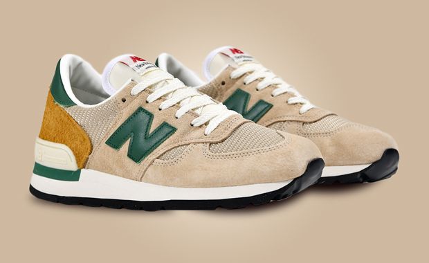 New Balance 990 Made In USA Teddy Santis Tan Green - M990TG1 ...