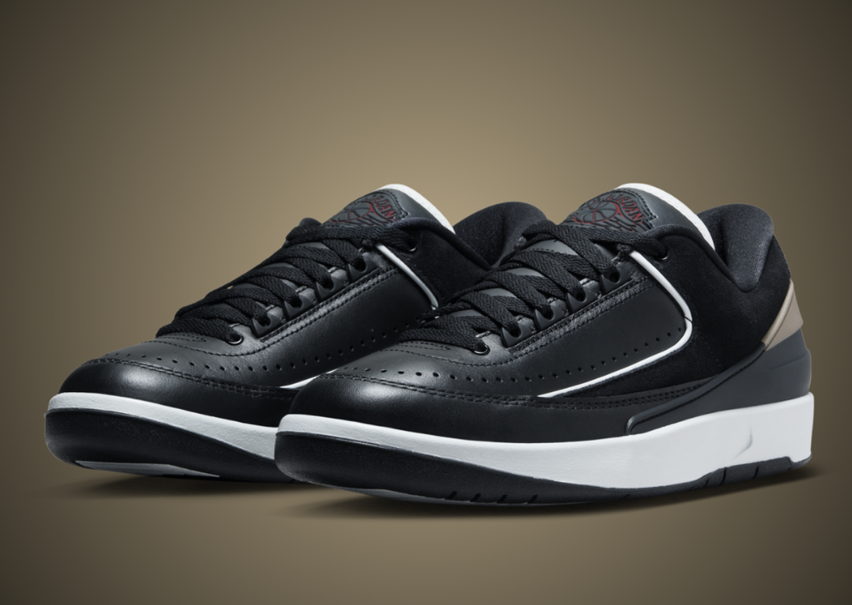 This Women s Exclusive Air Jordan 2 Low Black Metallic Gold