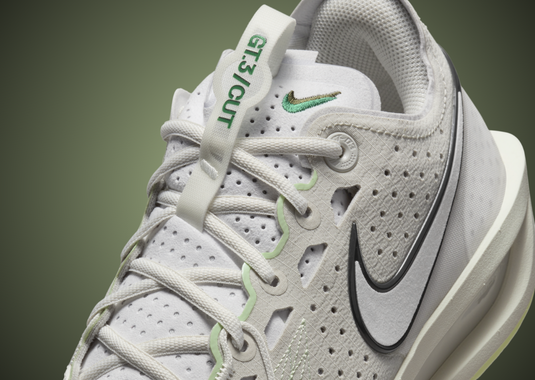 The Nike Air Zoom GT Cut 3 Light Bone Vapor Green Releases