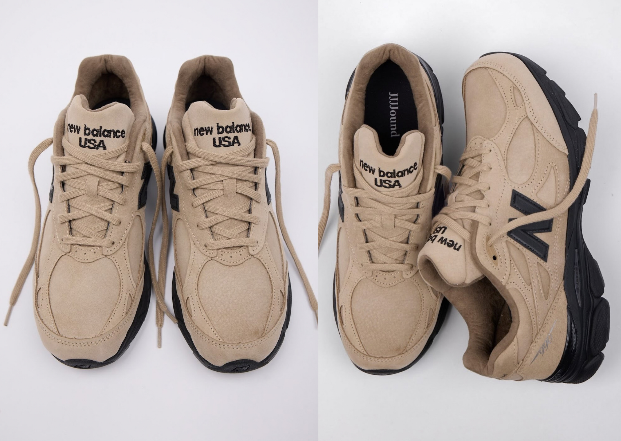 JJJJound's Latest New Balance Collab Covers a 990v3 in Black and Beige