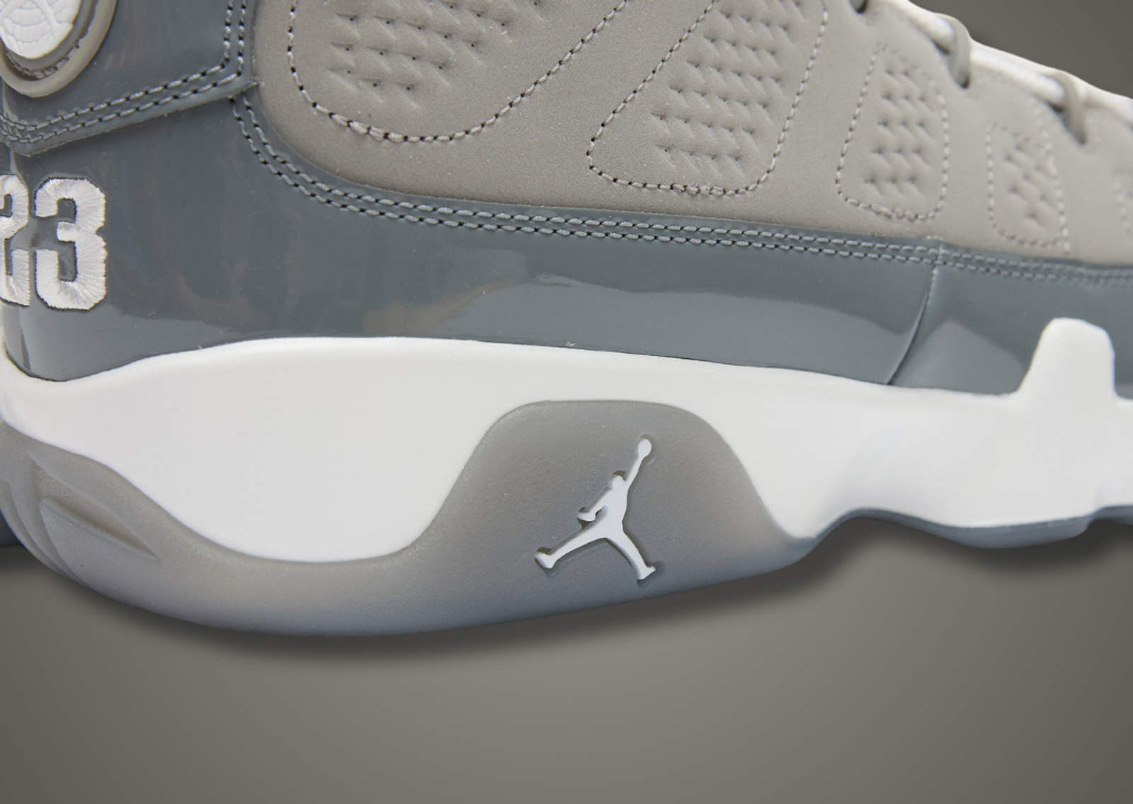 Air Jordan 9 Retro Cool Grey Details