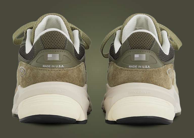 New Balance 990v6 Made in USA True Camo Heel
