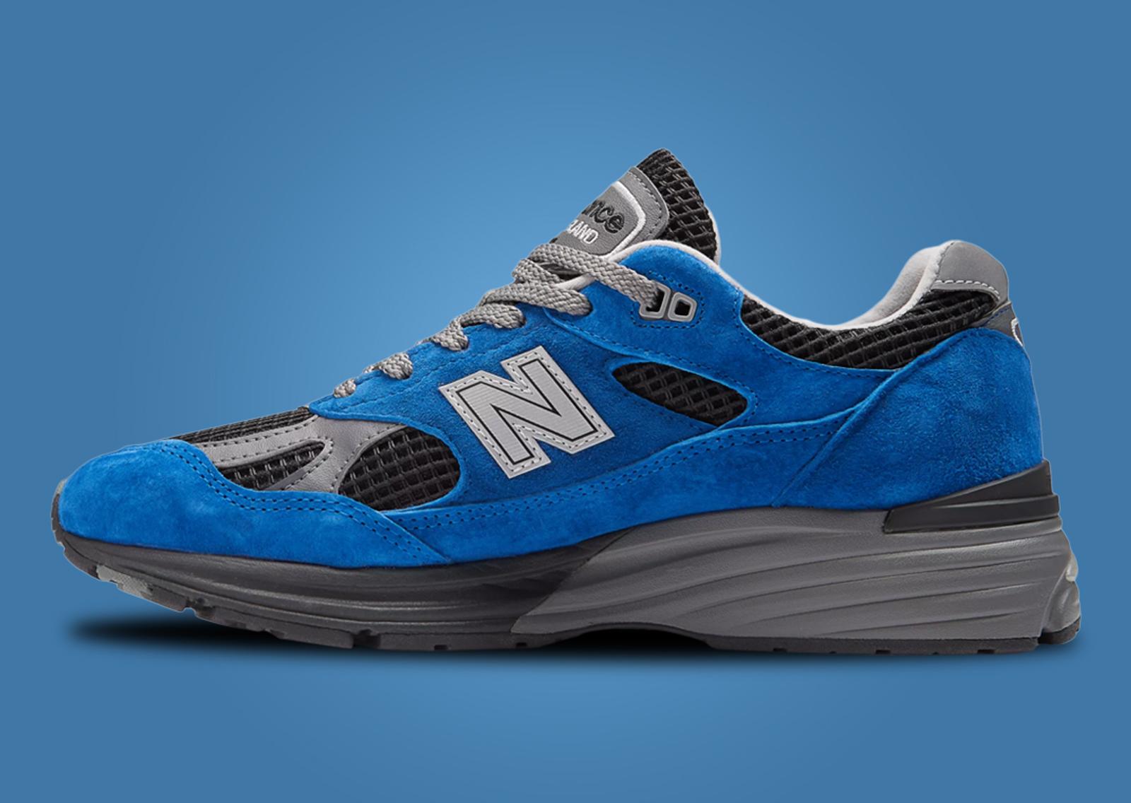 New Balance 991v2 Made in UK Blue (US Exclusive) Medial