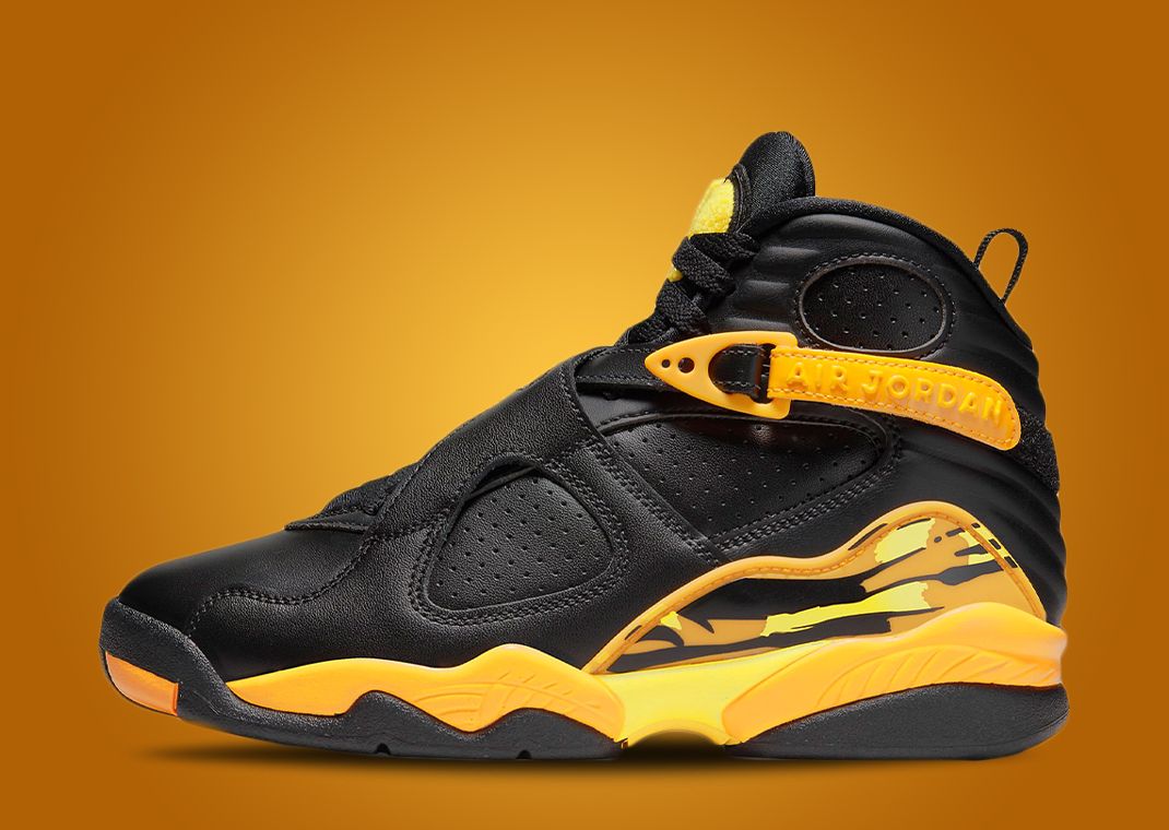 Black and 2024 yellow jordan 8