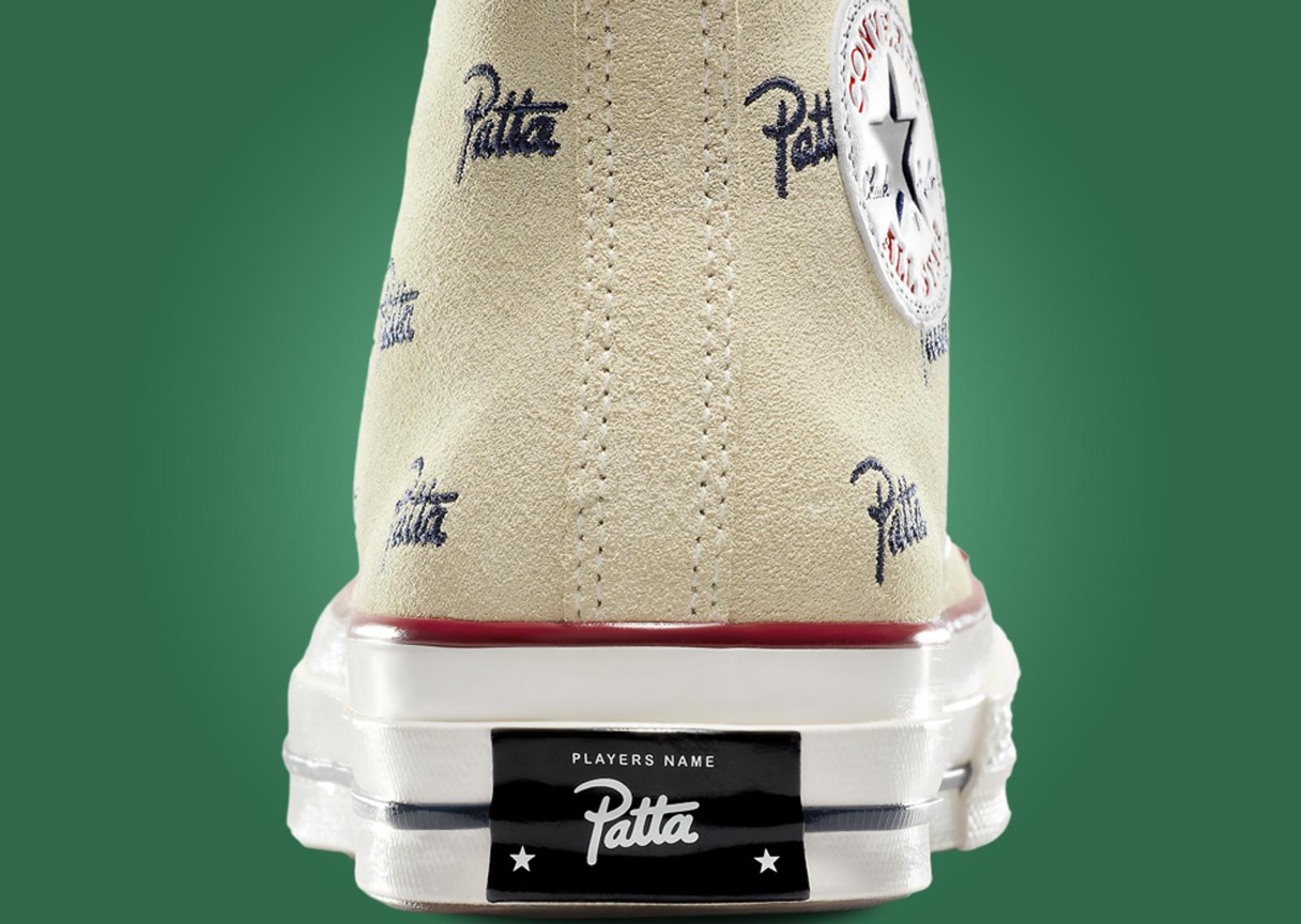 Patta x Converse Chuck Taylor 70 Natural Ivory Heel