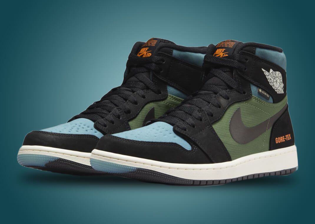 Olive green and shop black air jordan 1