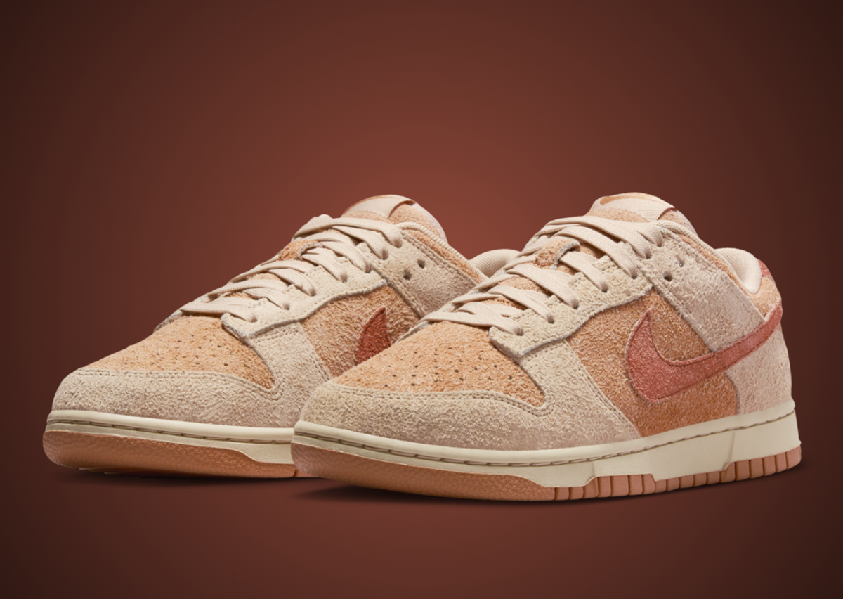 Nike Dunk Low Premium Shimmer Amber Brown (W) Angle