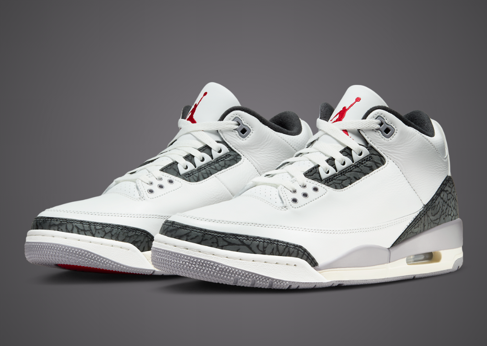 Air Jordan 3 Retro Cement Grey Angle