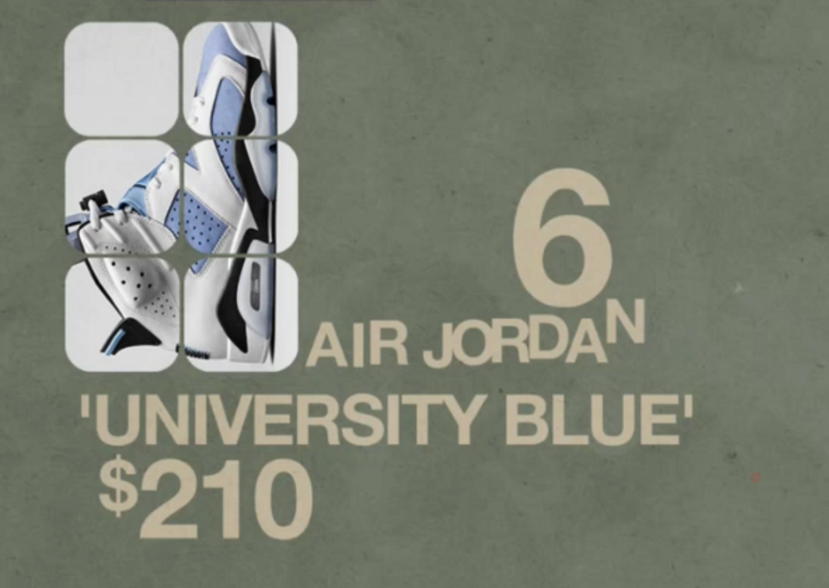 Air Jordan 6 Retro "University Blue"