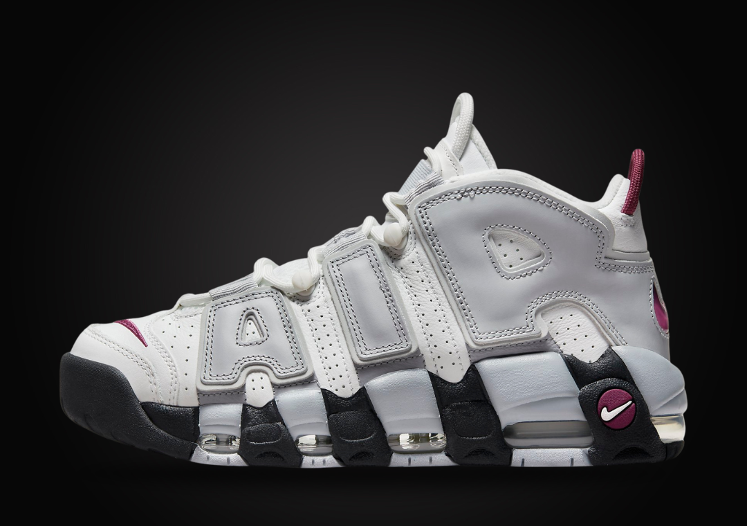 Striking Rosewood Accents Hit This Nike Air More Uptempo All-Star