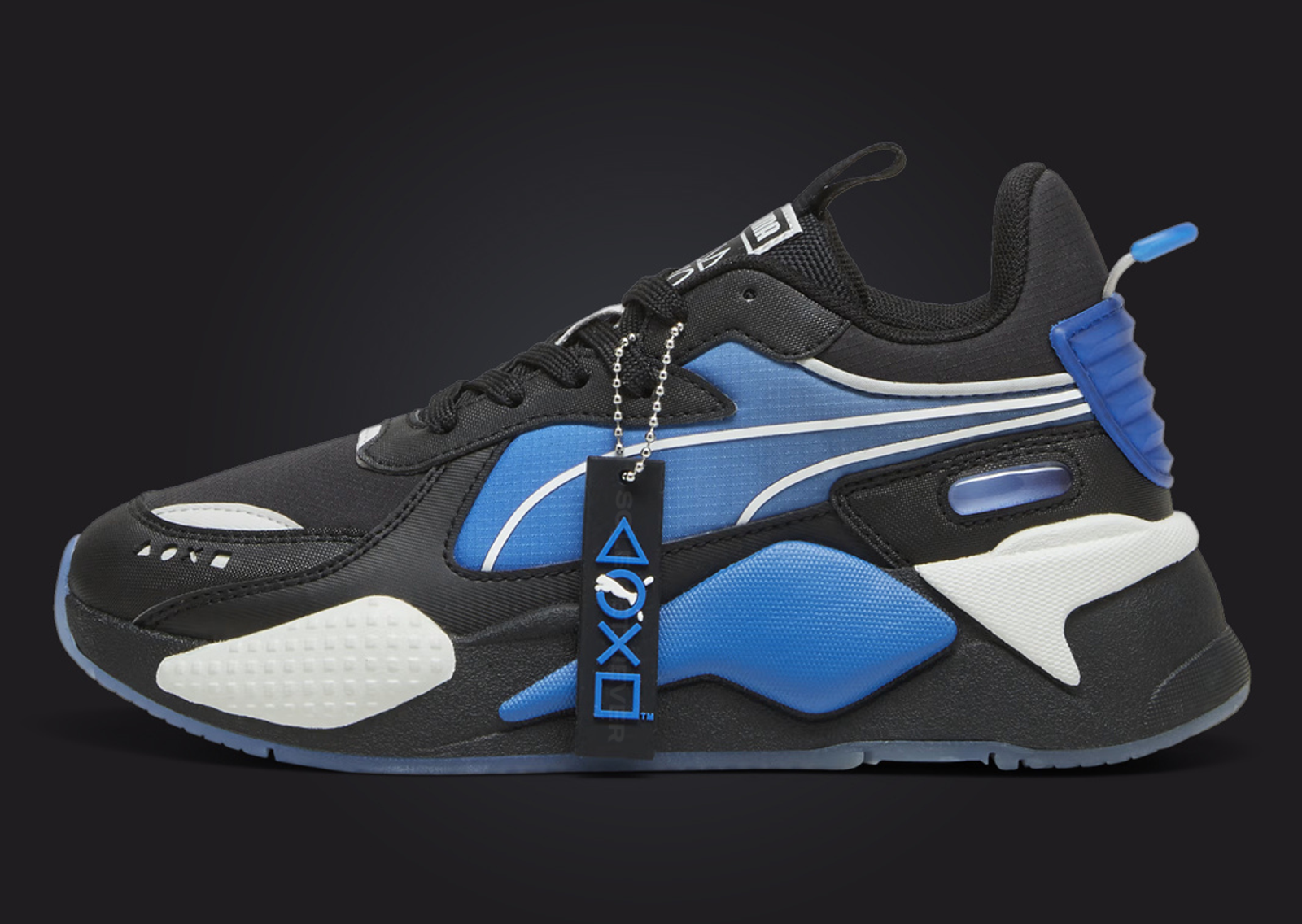 PlayStation x Puma RS-X Black Lateral