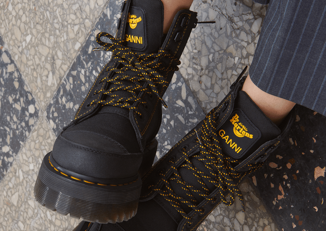 The GANNI x Dr. Martens Jadon Boot Releases December 2023