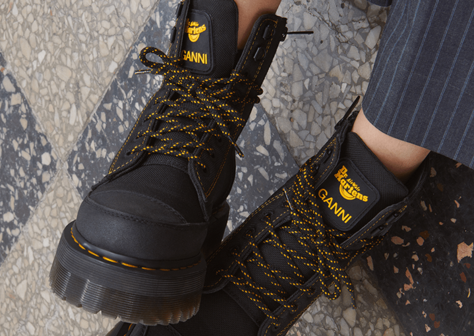 GANNI x Dr. Martens Jadon Boot On-Foot