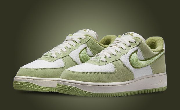 Nike's Air Force 1 Low Fleece Green Will Keep You Warm This Winter