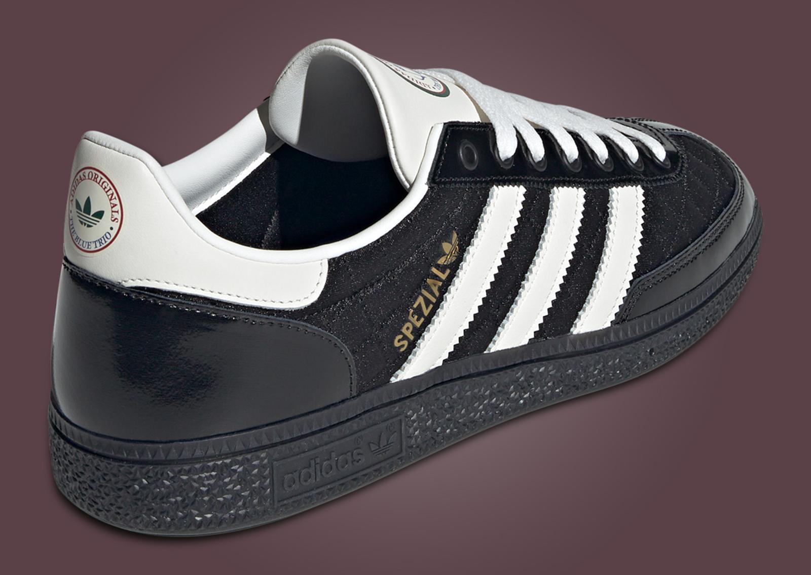 The Blue Trio x adidas Handball Spezial Heel Angle