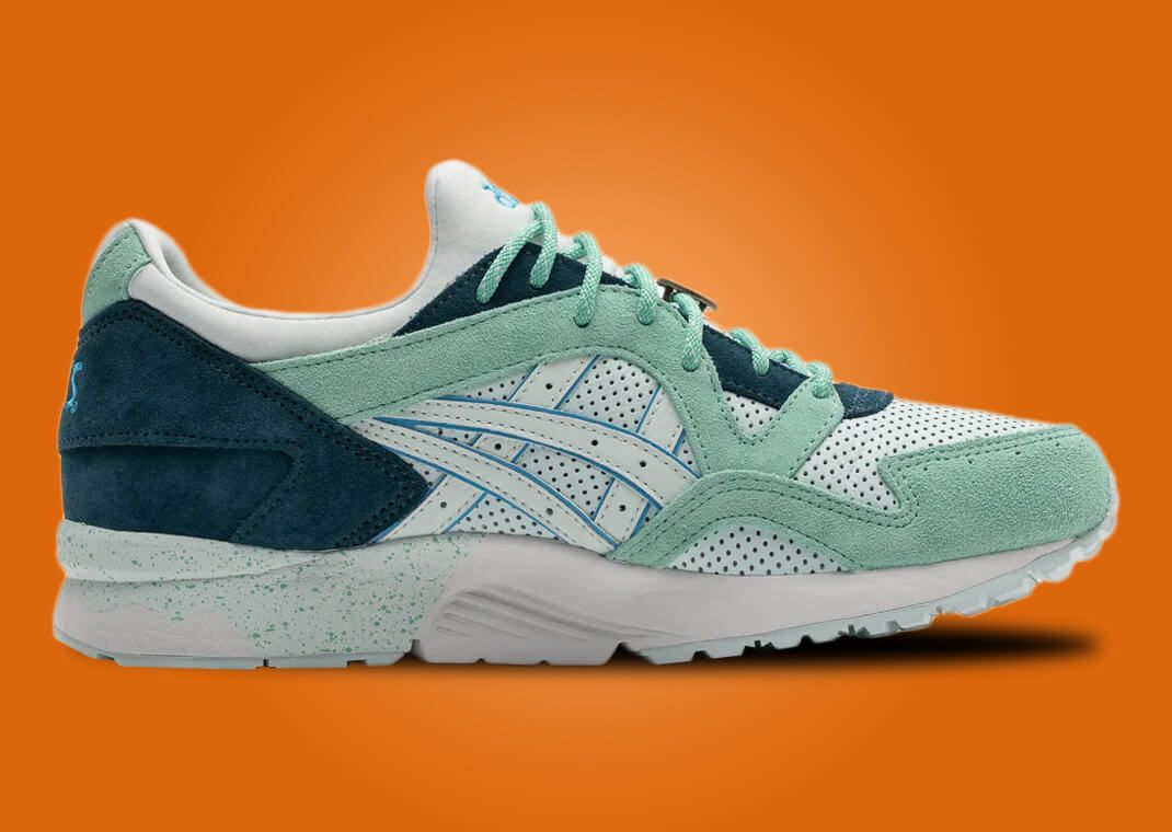 Asics' Gel-Lyte V Seafoam & Bengal Orange Add a Japanese Coin