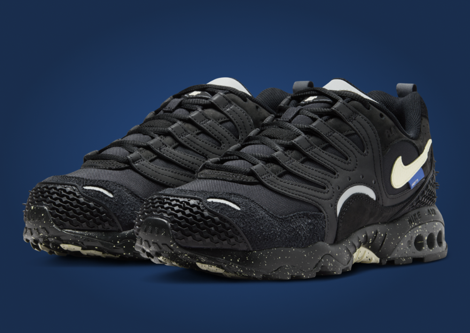 Undefeated x Nike Air Terra Humara Black Coconut Milk Angle