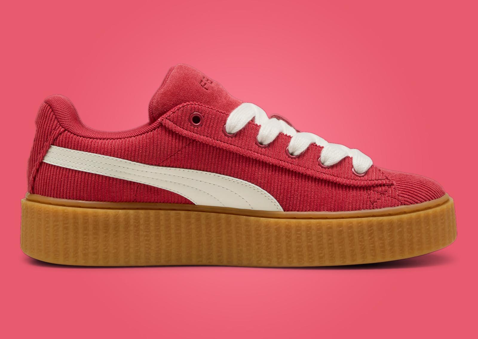 Fenty x Puma Creeper Phatty Corduroy Red Gum Medial