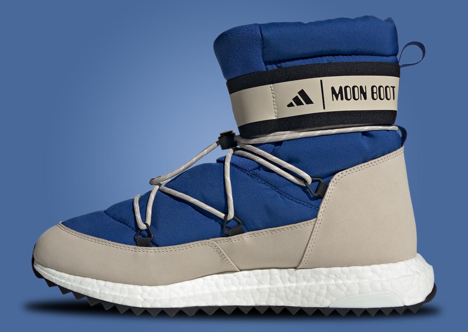 NASA x adidas MoonBoost High Power Blue Medial