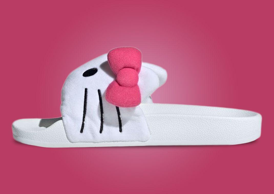 The Hello Kitty x adidas Adilette Slide Releases January 2024
