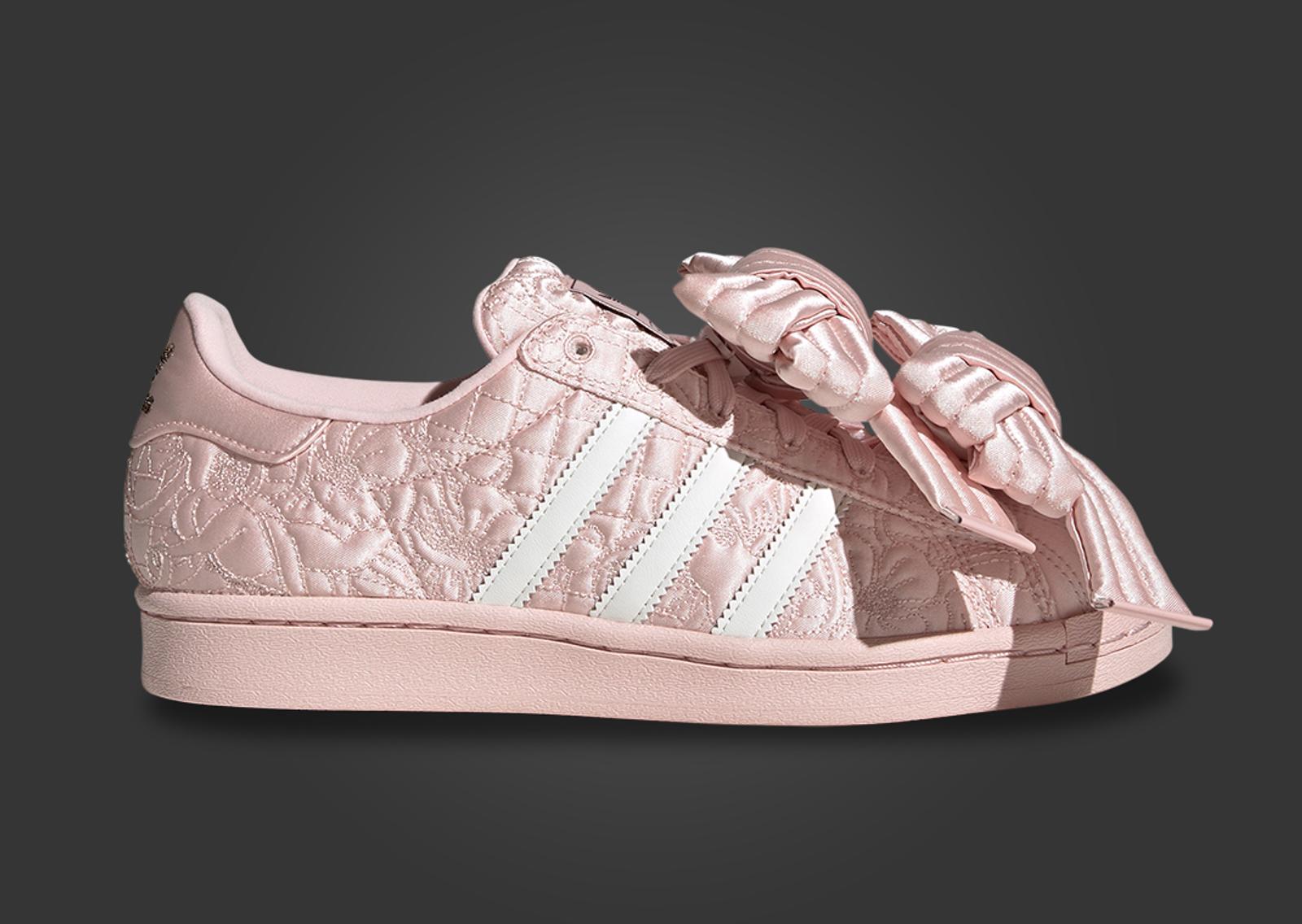 Caroline Hu x adidas Superstar Sandy Pink (W) Lateral