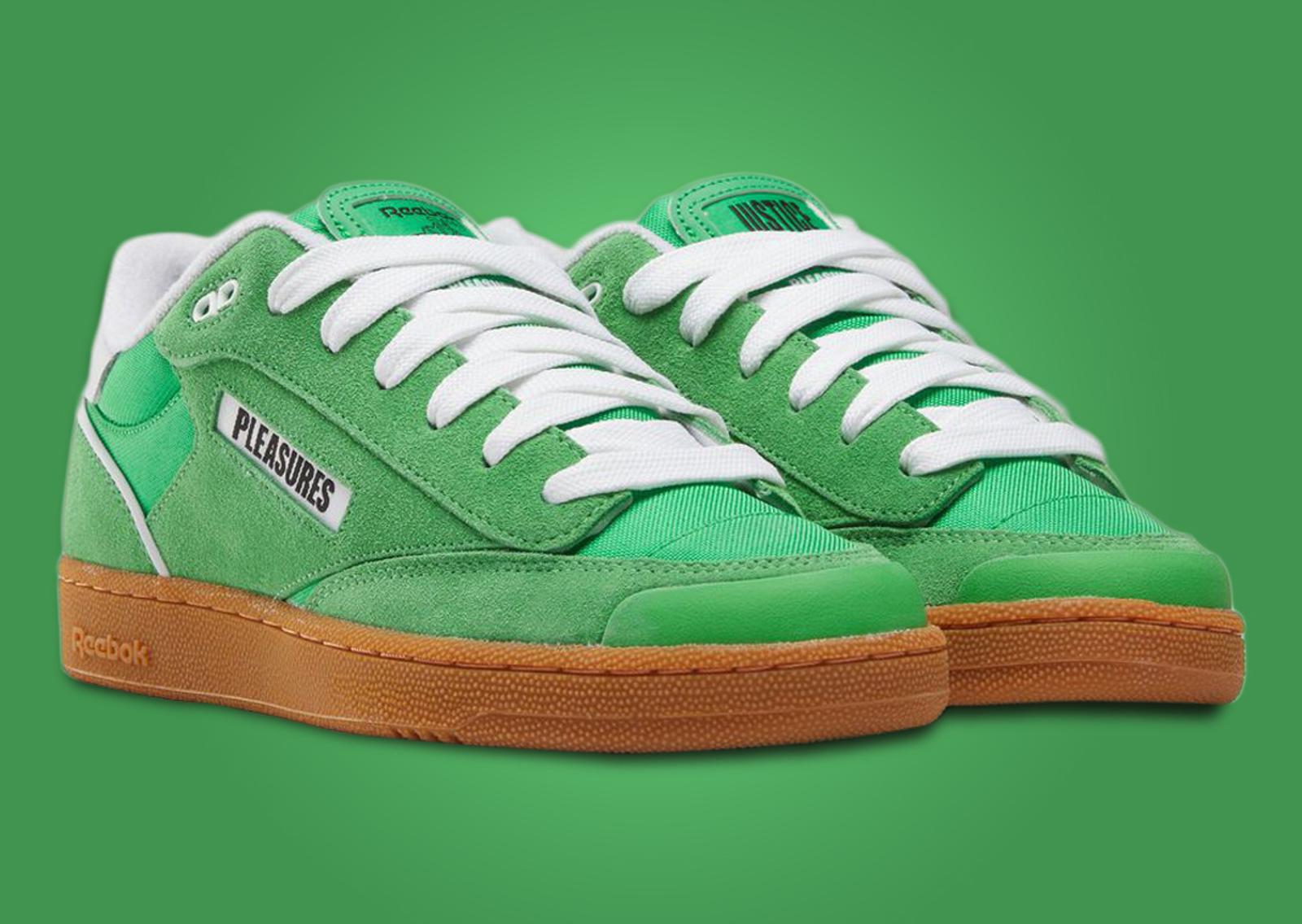 Pleasures x Reebok Club C Bulc Not Guilty Angle