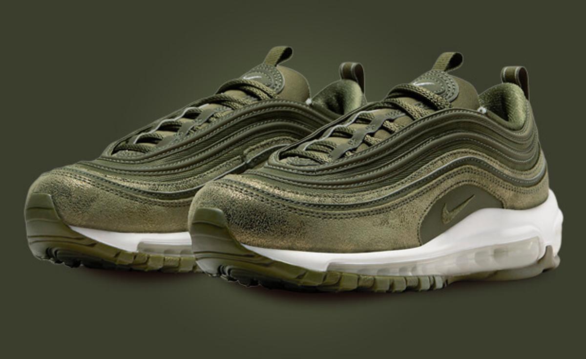 The Nike Air Max 97 Gets Distressed in Olive
