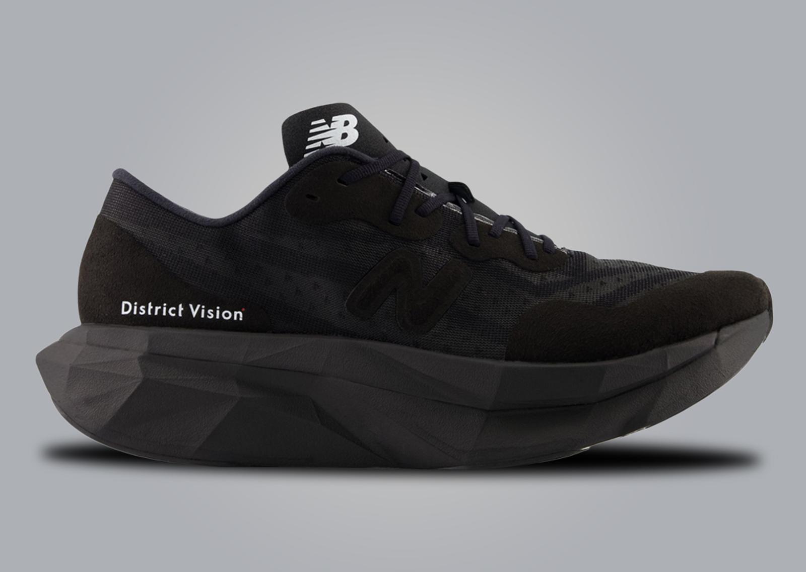 District Vision x New Balance FuelCell Supercomp Elite v4 Black Lateral