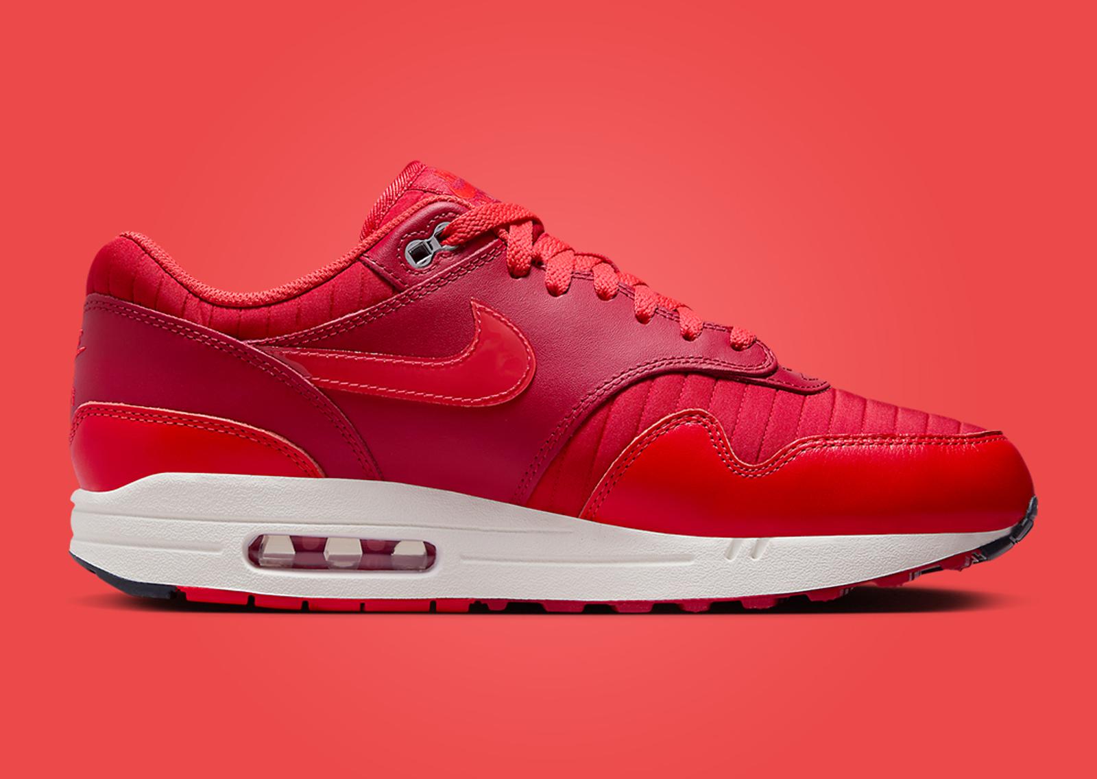 Nike Air Max 1 All Red Everything Medial