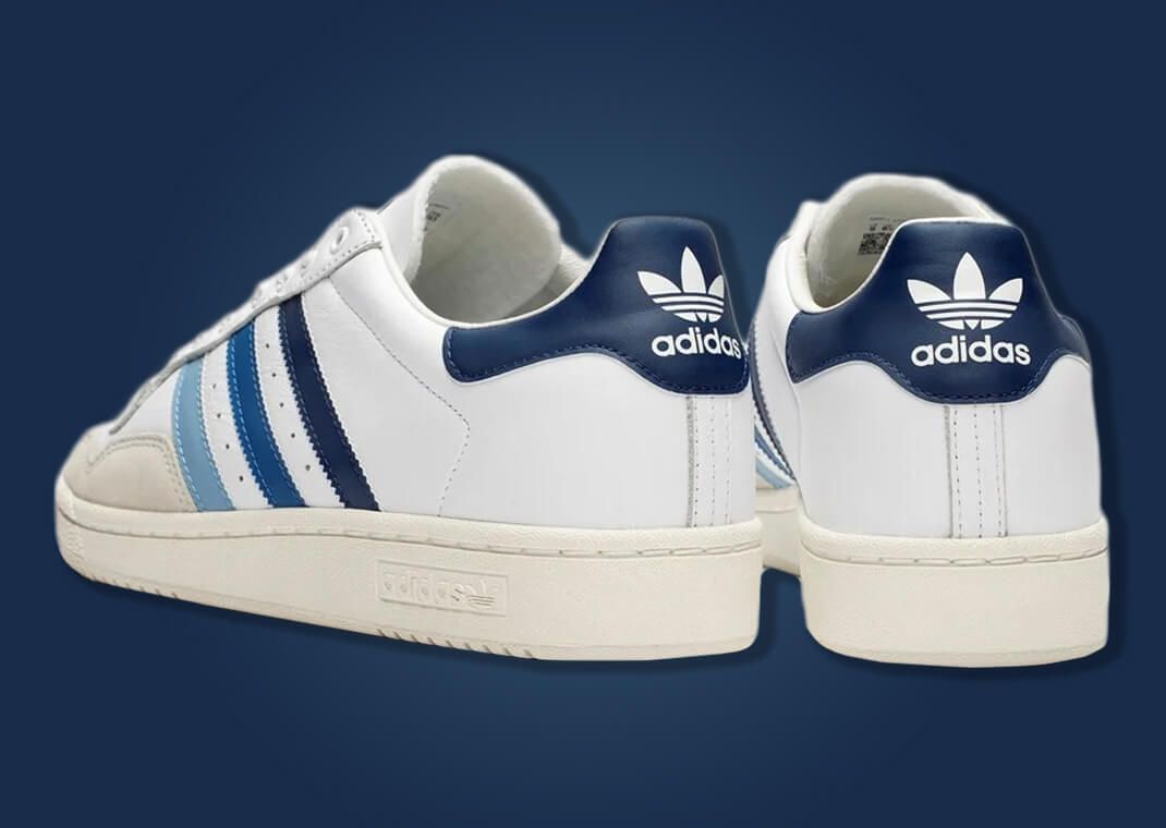 Adidas superstar 80s white blue hot sale