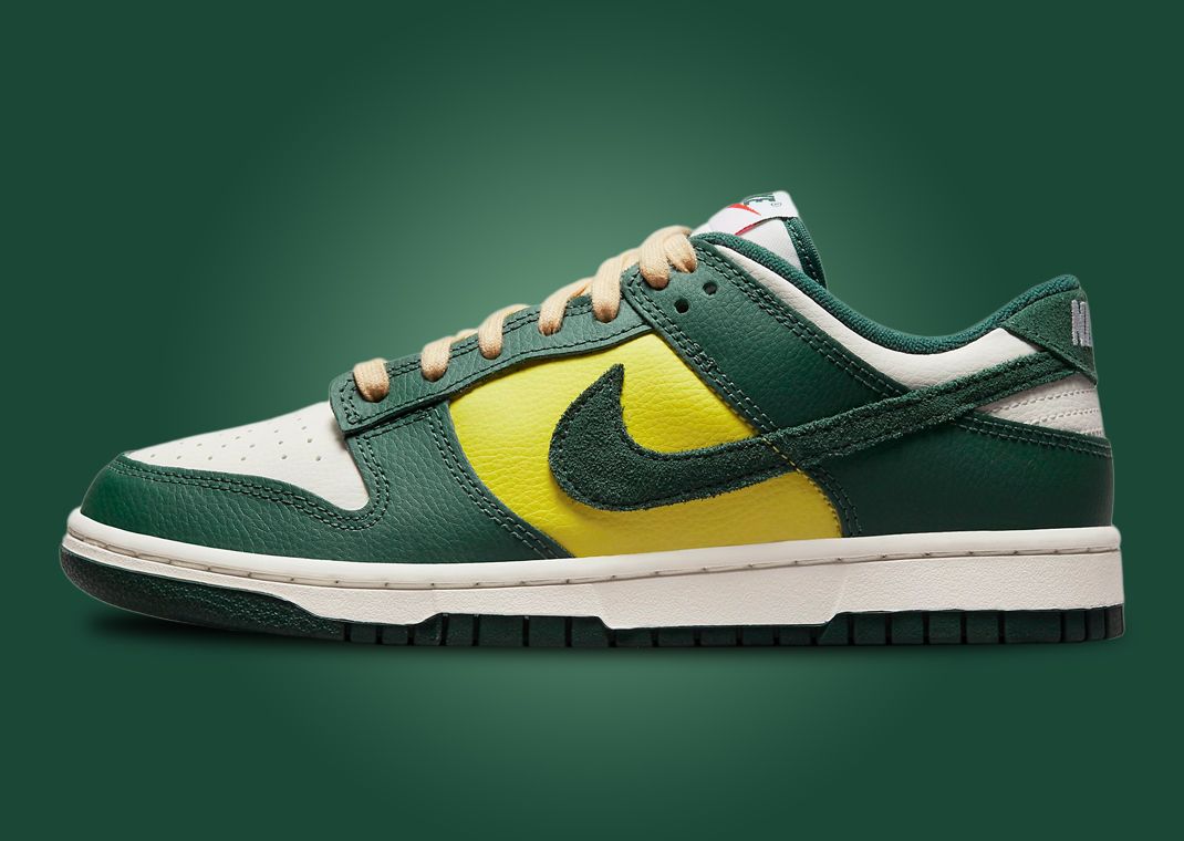 Noble Green Accents This Nike Dunk Low