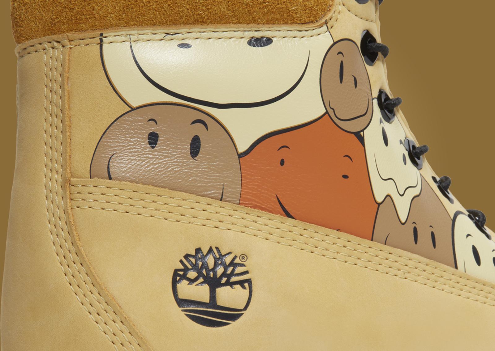 CNSTNT:DVLPMNT x Timberland 6-Inch Waterproof Boot Shades of Happiness Detail