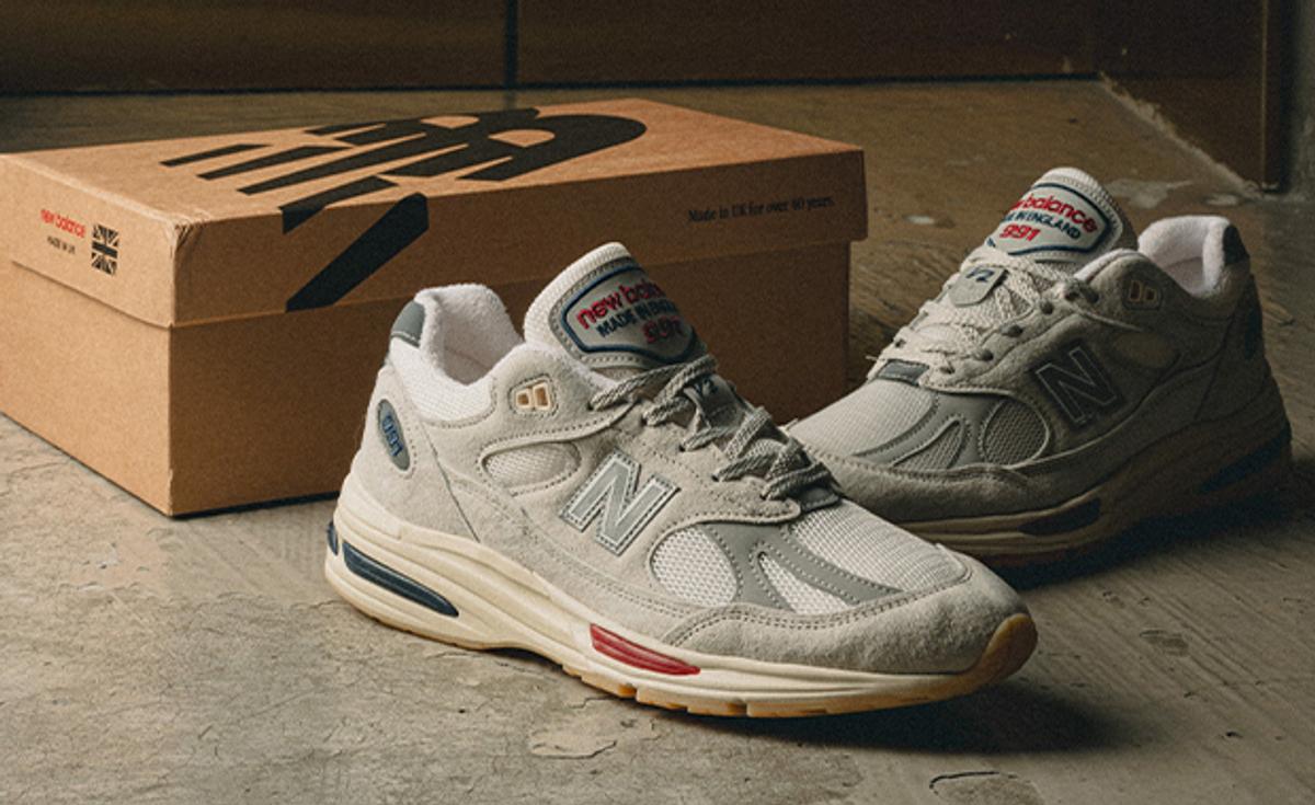 The New Balance 991v2 Made in UK Off White Releases in 2024