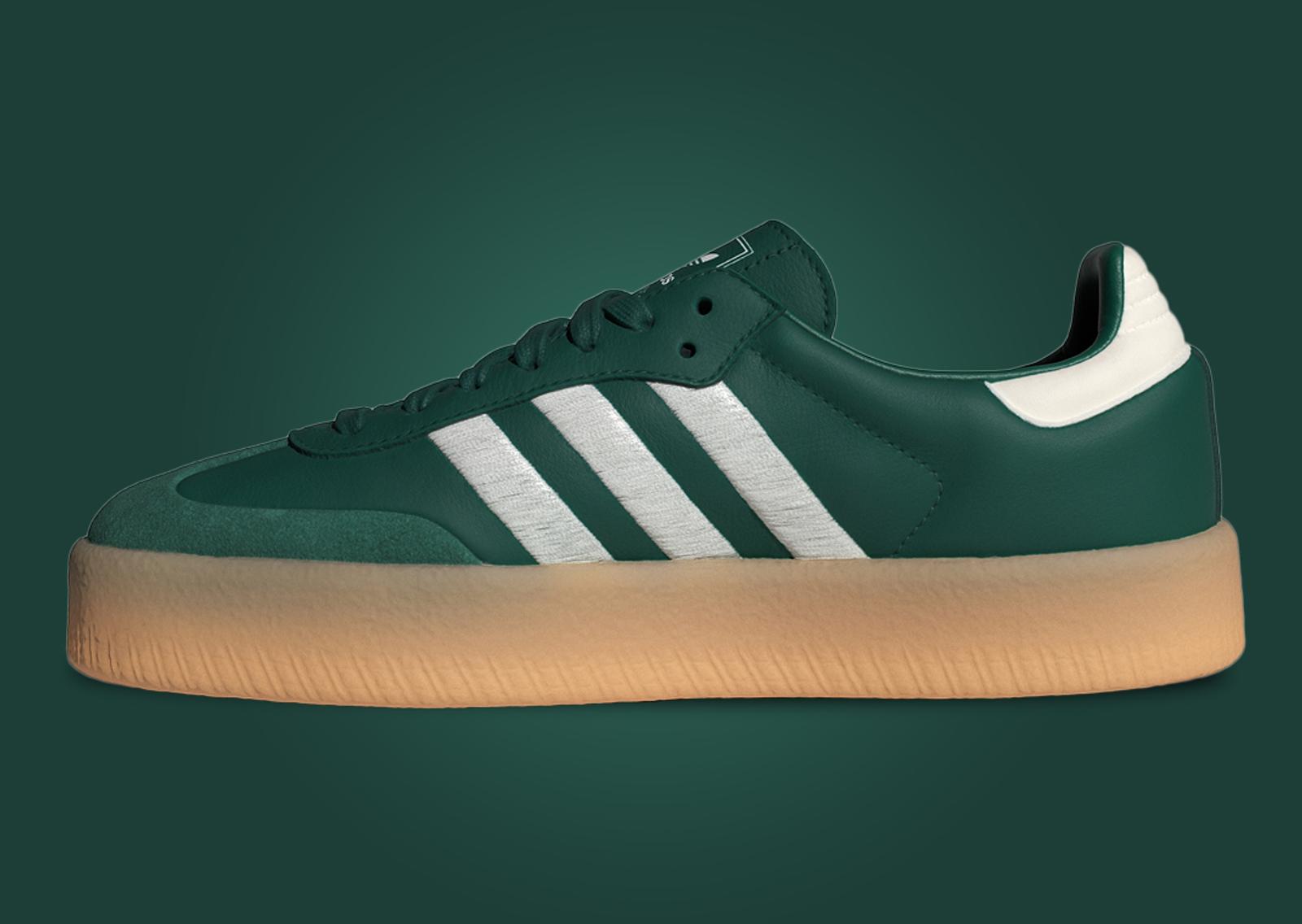 adidas Sambae Collegiate Green (W) Medial