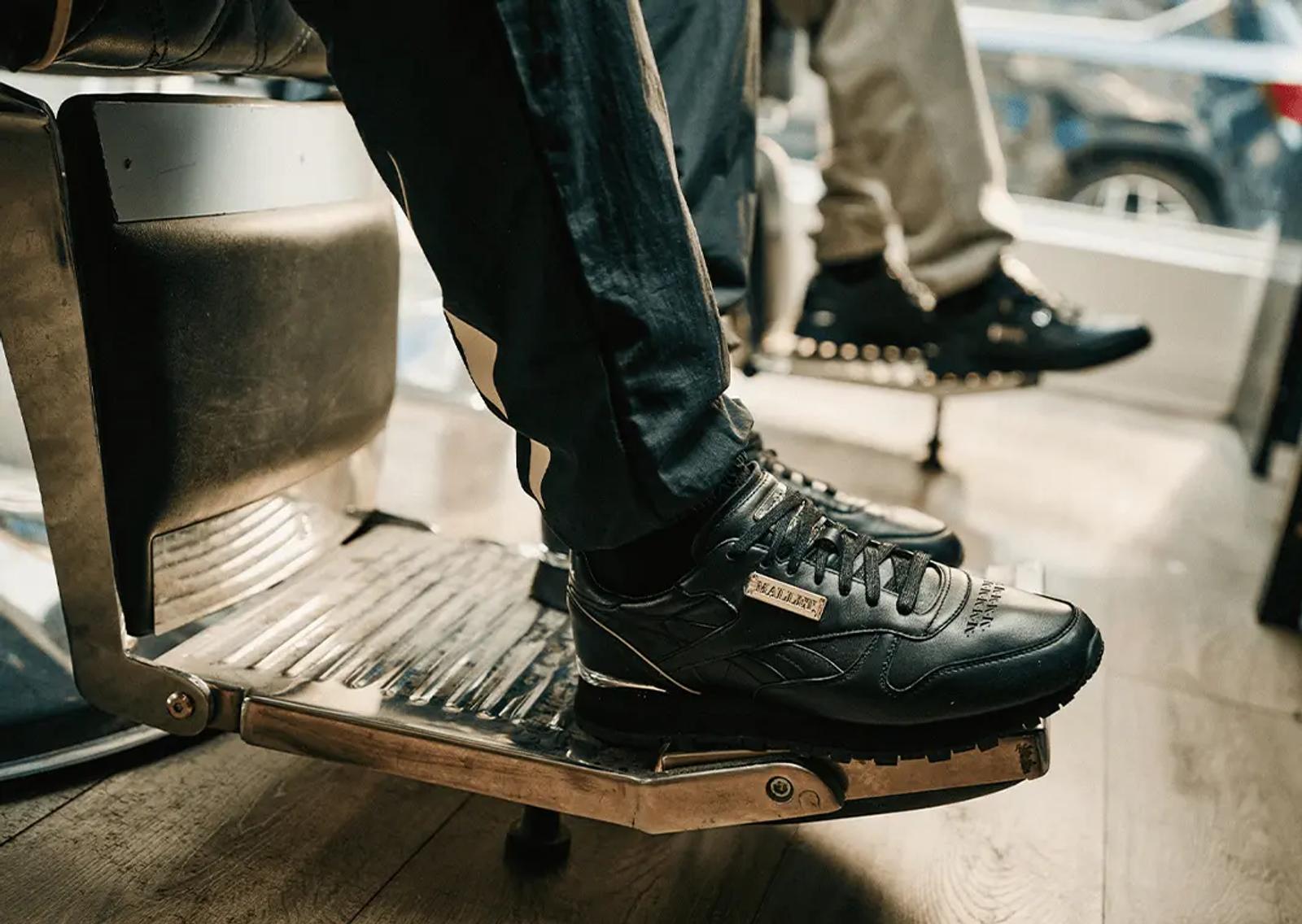 Mallet London x Reebok Classic Leather Black On-Foot