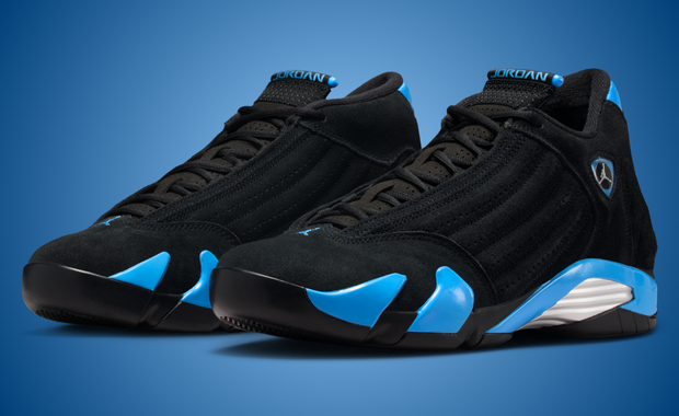 Air Jordan 14 Black University Blue