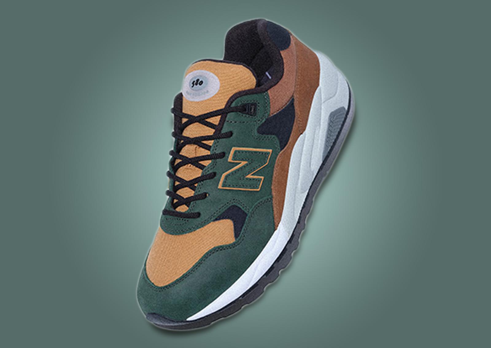 mita sneakers x New Balance 580 OG Combo Angle