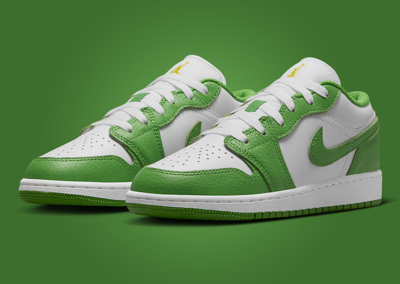 Air Jordan 1 Low Chlorophyll (GS) Angle