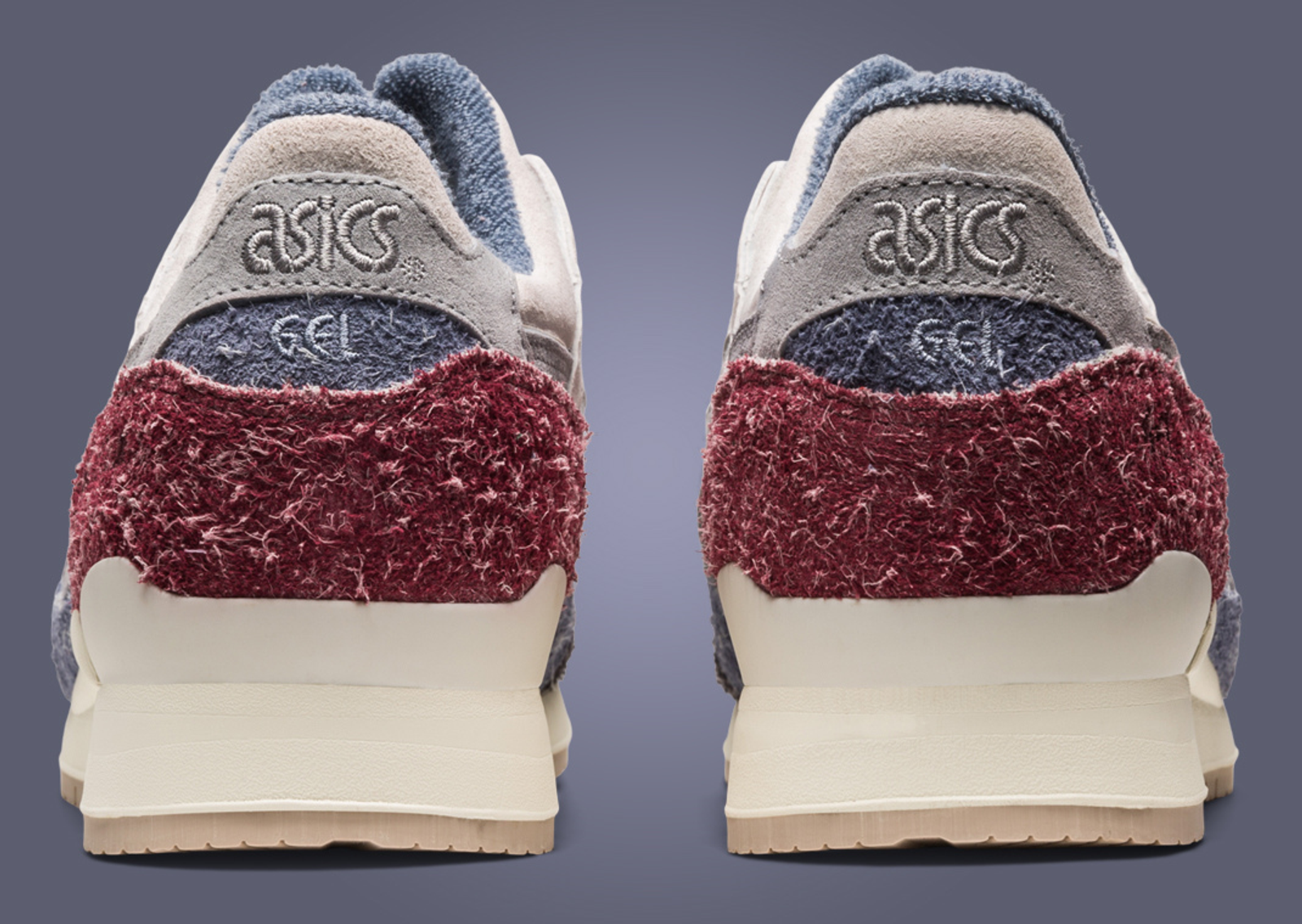 Kith x Asics Gel-Lyte III Shaggy Suede Heel