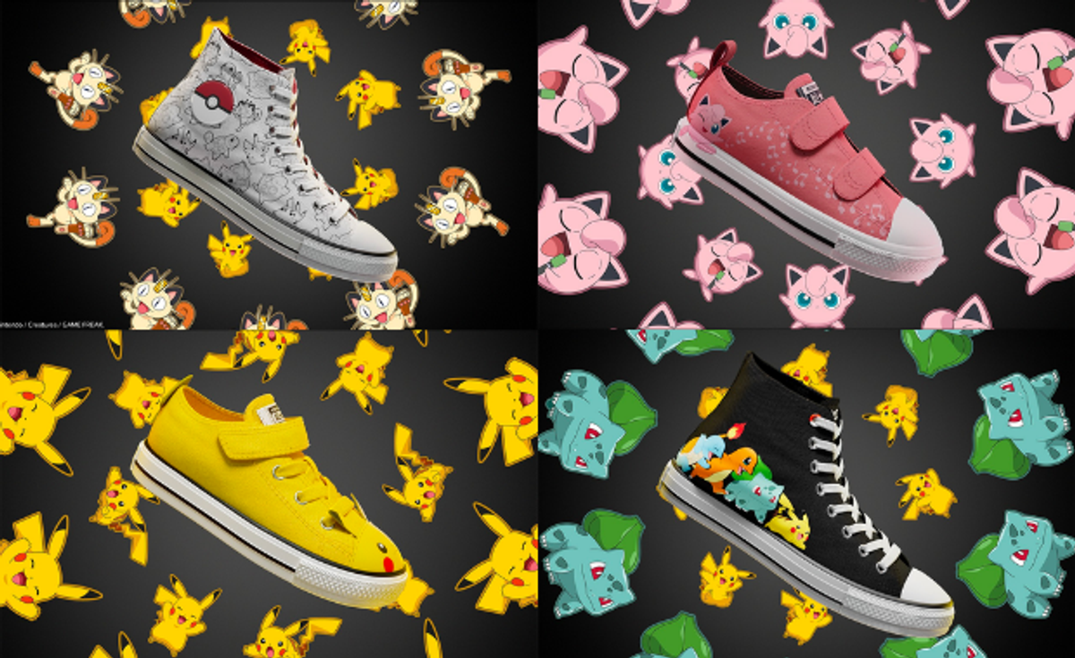 The Pokemon x Converse 25th Anniversary Collection Releases December 10th